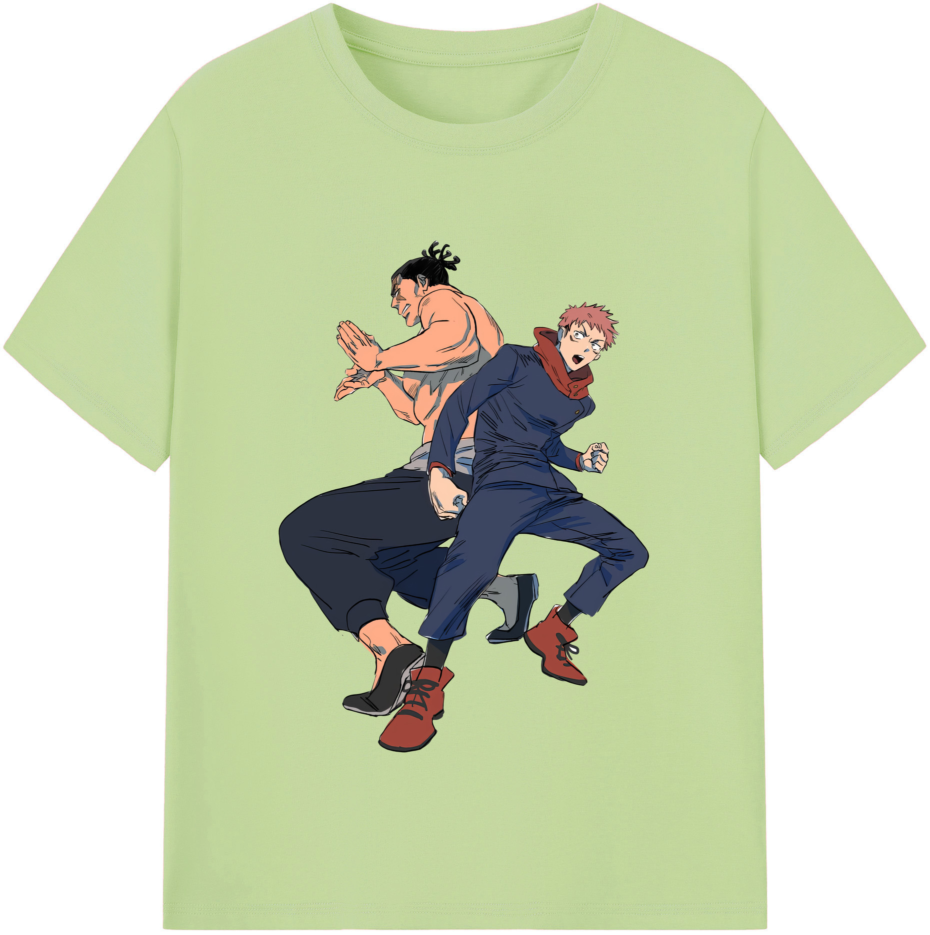 （画像用） 呪術廻戦 Jujutsu Kaisen 綿100％半袖Tシャツ（フロントプリント）